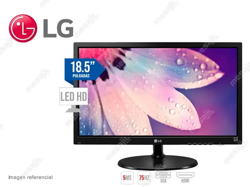 Monitor 18.5 LG 19M38H-B 1366 x 768 LED/VGA/HDMI