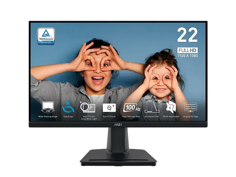 Monitor 22 MSI PRO MP225 E12L FHD 120Hz 1ms