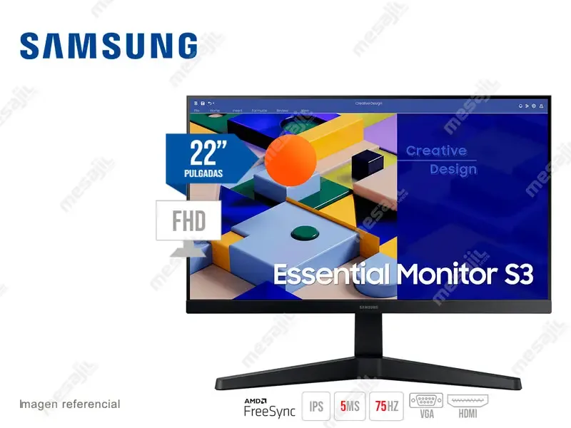 Monitor 22 SAMSUNG S22C310EAL FHD LED/IPS/HDMI