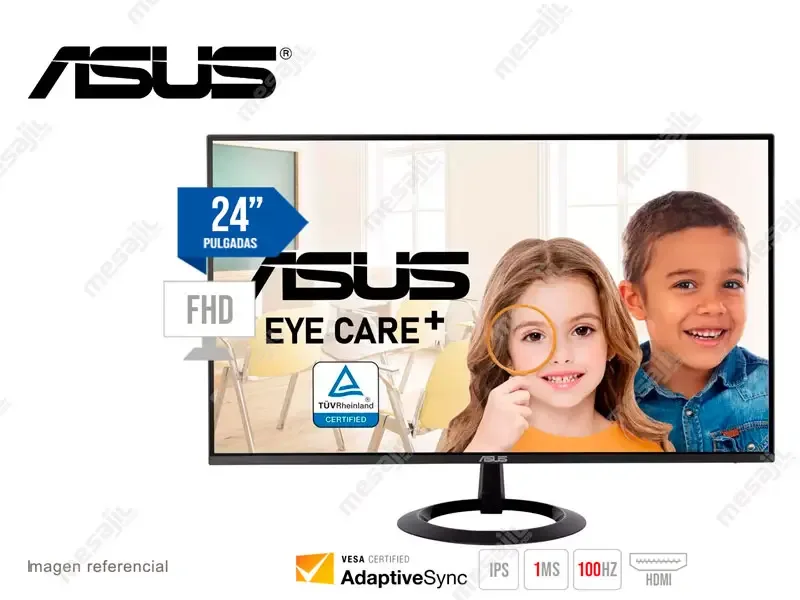 Monitor 23.8 ASUS VZ24EHF FHD IPS 5ms/75Hz/HDMI/VGA Black