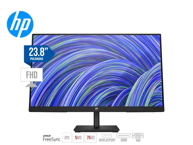 Monitor 23.80 HP V24i G5 FHD VGA/HDMI