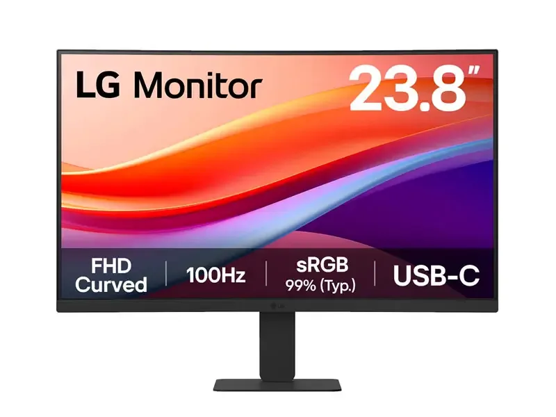 Monitor 24 LG 24U421A-B FHD Curvo 23.8" 100Hz USB-C