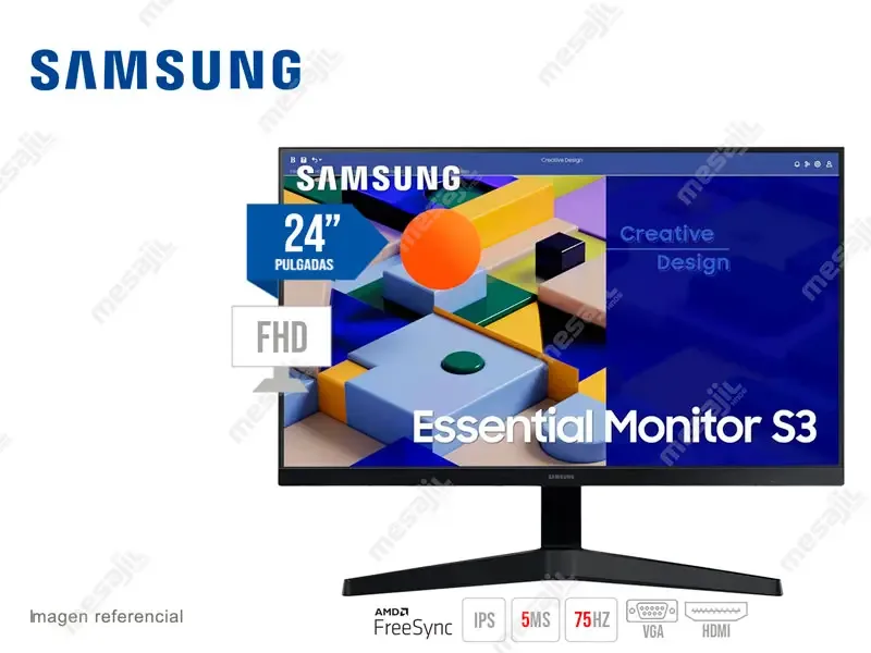 Monitor 24 SAMSUNG S24C310EAL FHD LED/IPS/HDMI/SVGA