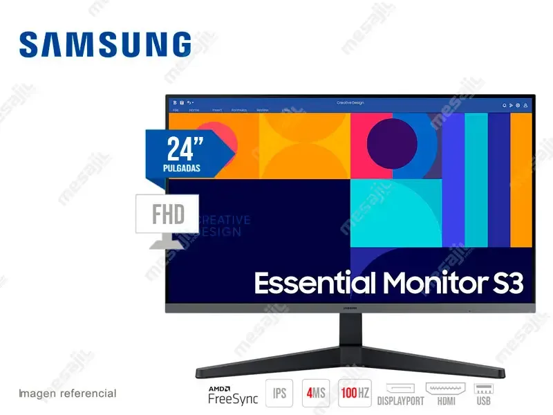 Monitor 24 SAMSUNG S24C330GA FHD LED/IPS/HDMI
