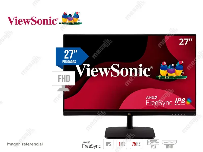 Monitor 27 VIEWSONIC VA2735-H  FHD 75Hz /VGA/HDMI/IPS
