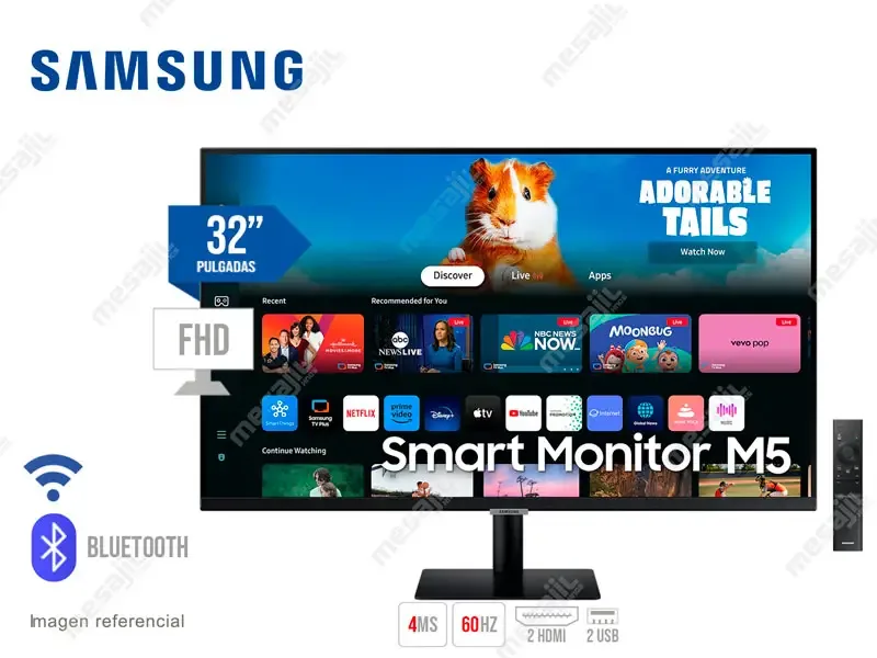 Monitor 32 SAMSUNG Smart M5 S32DM500 LCD/Full HD/HDMI