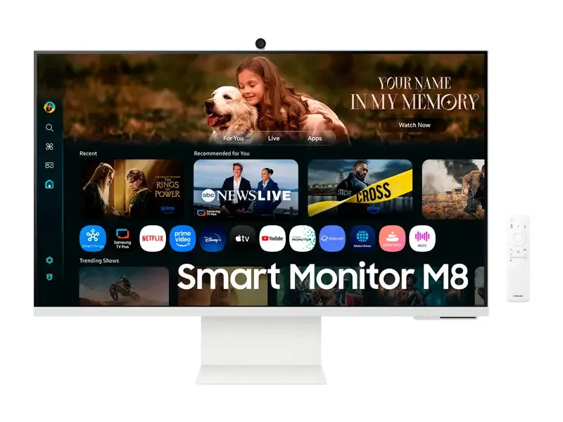 Monitor 32 SAMSUNG Smart M8 LS32FM801ULXPE AI CAMARA UHD/4ms/HDMI/BT