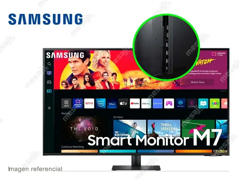 Monitor 43 SAMSUNG LCD Smart S43BM702UN  4K UHD HDR10/60Hz/4ms
