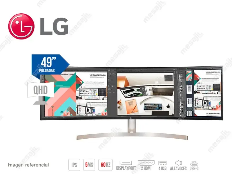 Monitor 49 LG 49WL95C-W UltraWide Dual QHD HDMI/DP/USB-C/AUDIO