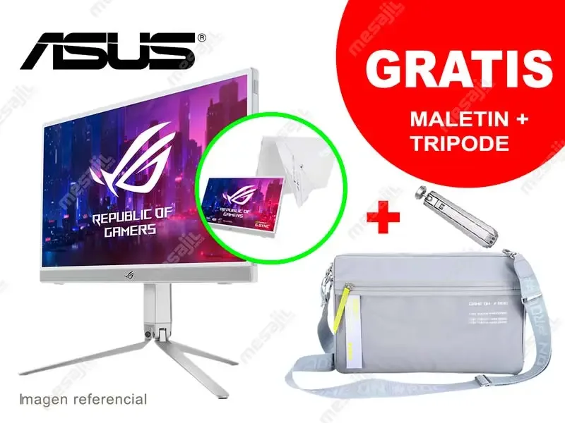 Monitor Gaming 15.6 ASUS Portatil ROG Strix XG16AHP-W FHD/144Hz/USB-C