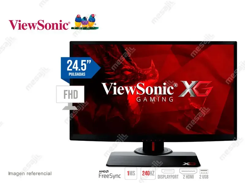 Monitor Gaming 24.5 VIEWSONIC XG2530 1920x1080 240Hz/HDMI/DP/USB3.0x2