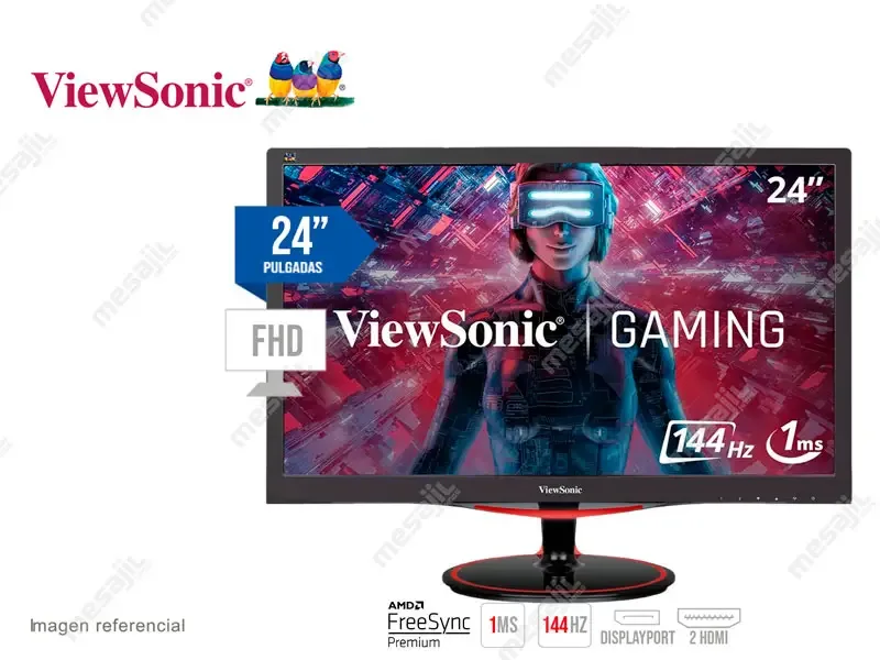 Monitor Gaming 24 VIEWSONIC VX2458-MHD Full HD 144Hz AMD FreeSyn /HDMI