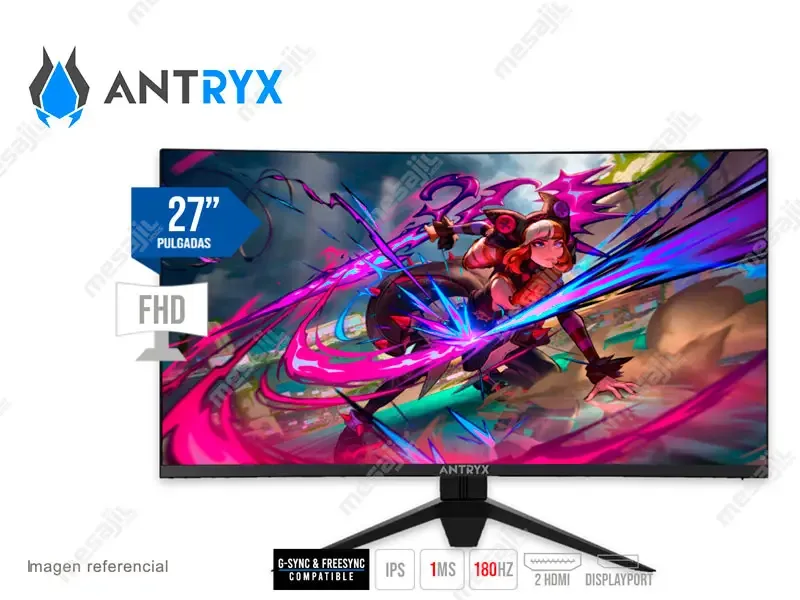 Monitor Gaming 27 ANTRYX Xtreme Vision CURVO CV271FGTL 180HZ/1MS