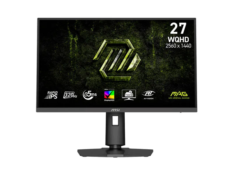 Monitor Gaming 27 MSI MAG 274QPF WQHD IPS/DP/320Hz/0.5ms/HDMIx2