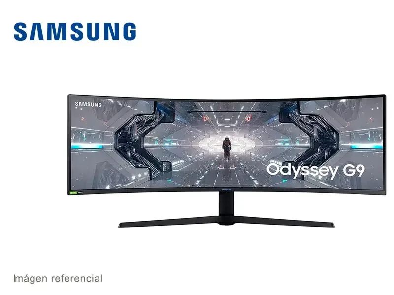 Monitor Gaming 49 SAMSUNG Odyssey CURVO G9 C49G95TSSL DQHD QLED/1000R/240Hz/1ms