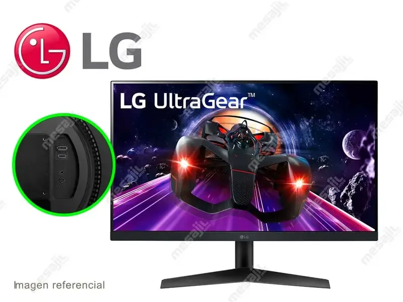 Monitor Gaming LG 24GN60R-B 24" UltraGear 1920 x 1080  DP x1, HDMI x2 IPS/1ms/144Hz