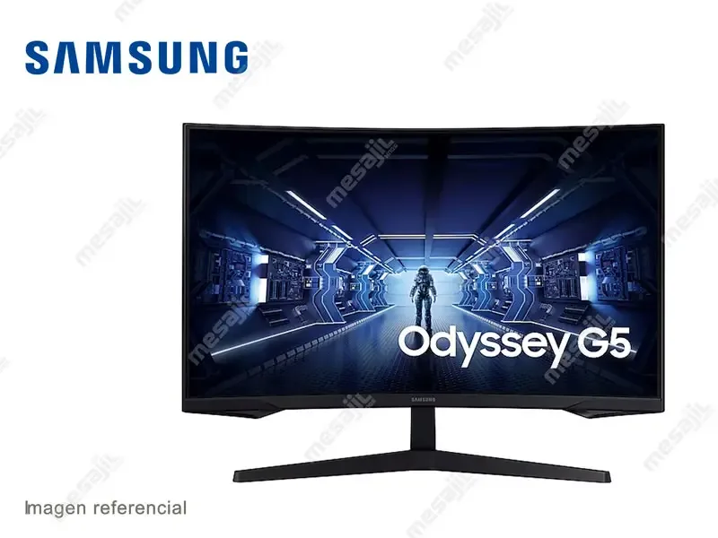 Monitor Gaming Samsung Odyssey G5 C27G55TQW 27" Curvo WQHD 1000R/144Hz/1ms