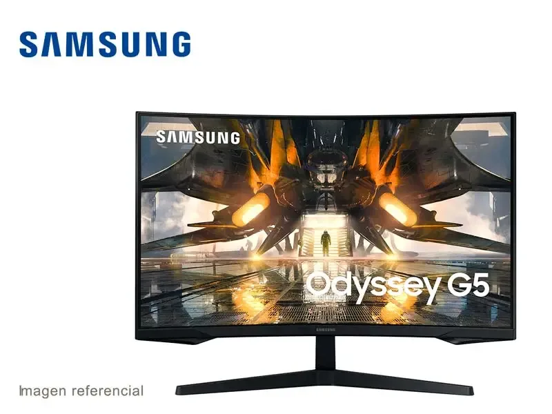 Monitor Gaming Samsung Odyssey G5 LS32AG550ELXPE 32" Curvo QHD 165Hz/1ms