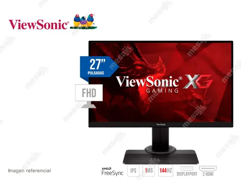 Monitor Gaming ViewSonic XG2705 27" FHD 1ms/144Hz/FreeSync Compatible