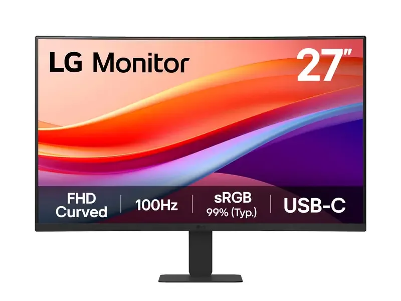 Monitor LG 27 27U421A-B FHD 27" Curvo 100Hz USB-C