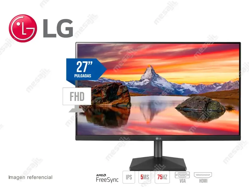 Monitor LG 27MQ400-B 27" FHD HDMI/IPS