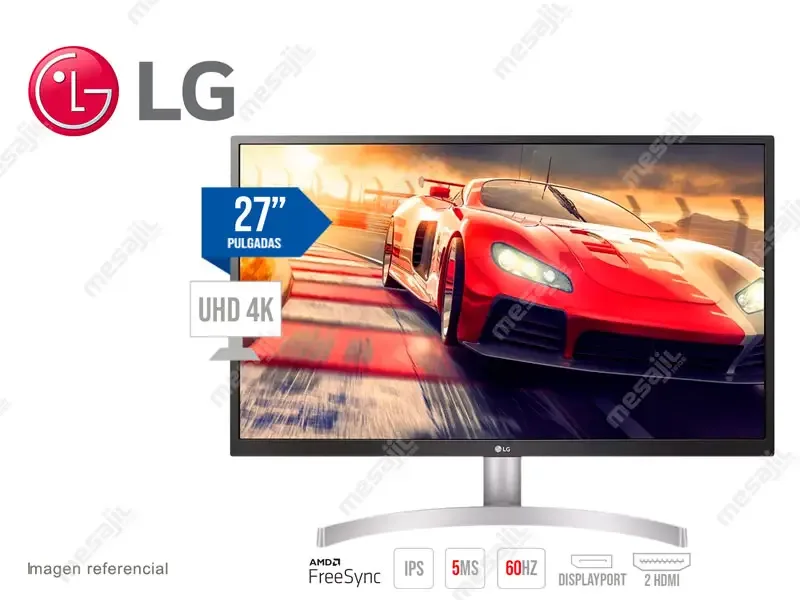 Monitor LG 27UL500-W 27" UHD 4K HDR/IPS