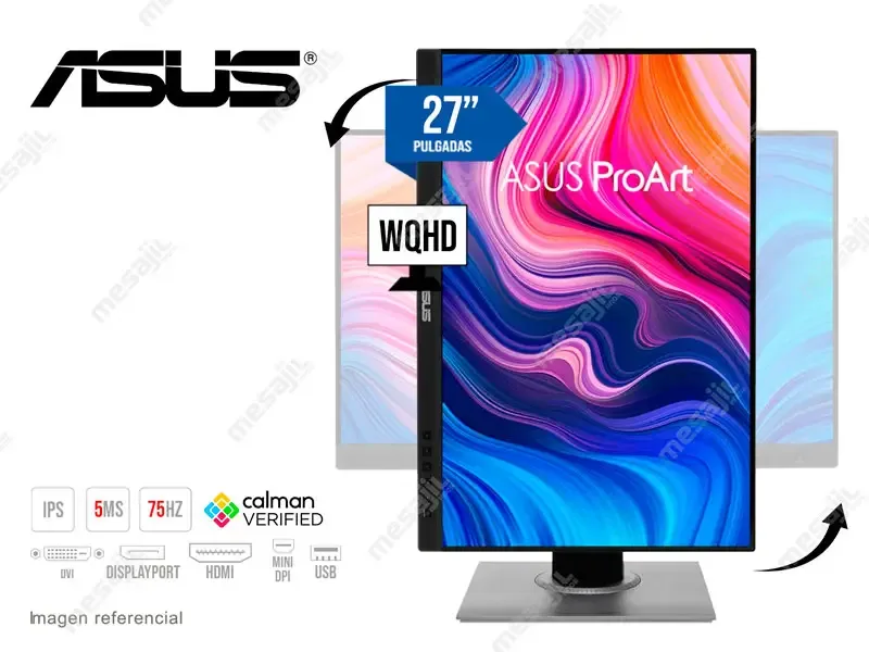 Monitor Profesional 27 ASUS ProArt PA278QV WQHD 75Hz/5ms/IPS