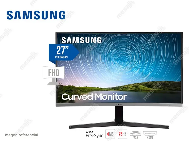 Monitor Samsung C27R500FHL 27" Curvo FHD VGA/HDMI/AMD FreeSync