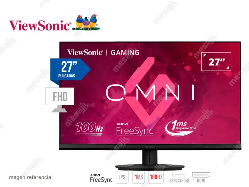 Monitor ViewSonic Gaming  VX2716 27" Full HD 300cd/m²/1ms/100Hz/ HDMI/DisplayPort