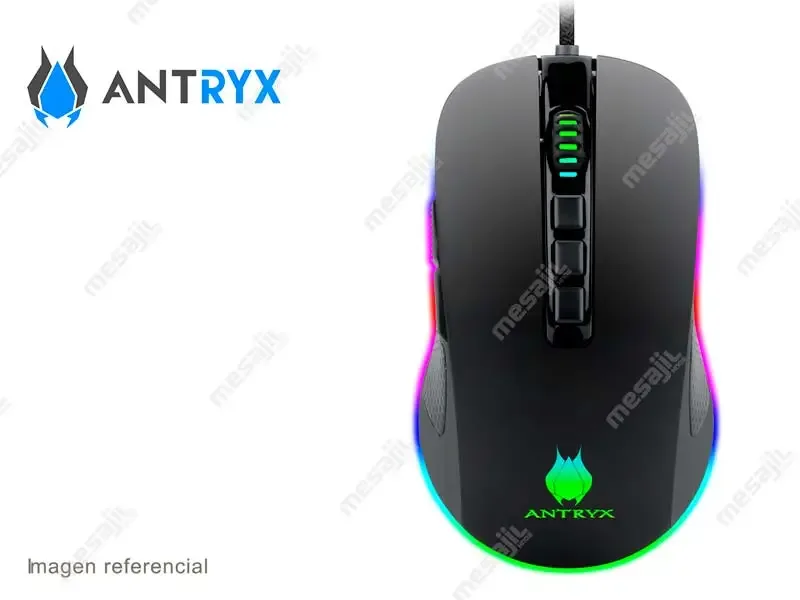 Mouse Gaming Antryx Chrome Storm Kurtana RGB Black (AGM-6200K)