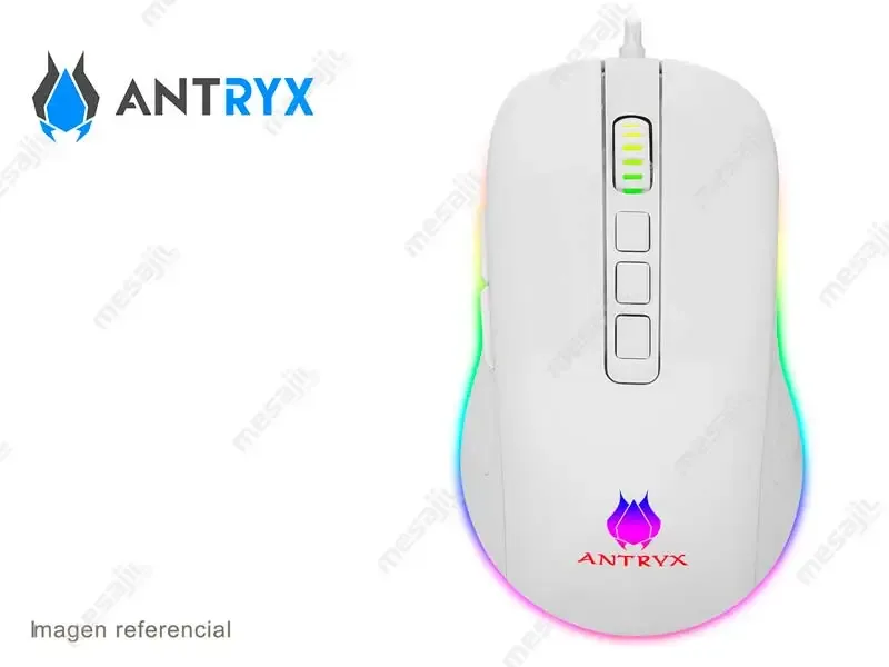 Mouse Gaming Antryx Chrome Storm Kurtana White RGB (AGM-6200W)