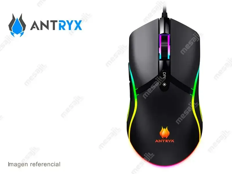 Mouse Gaming Antryx Chrome Storm M670 RGB DPI 4200