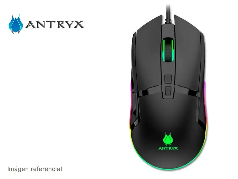 Mouse Gaming Antryx Chrome Storm M730 RGB (AGM-CS730K)