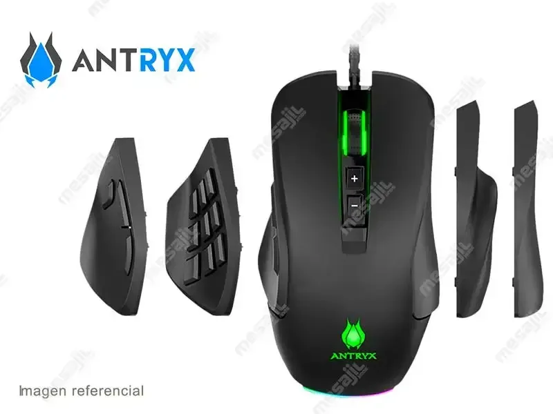 Mouse Gaming Antryx Chrome Storm Xcalibur RGB (AGM-CS7500K)
