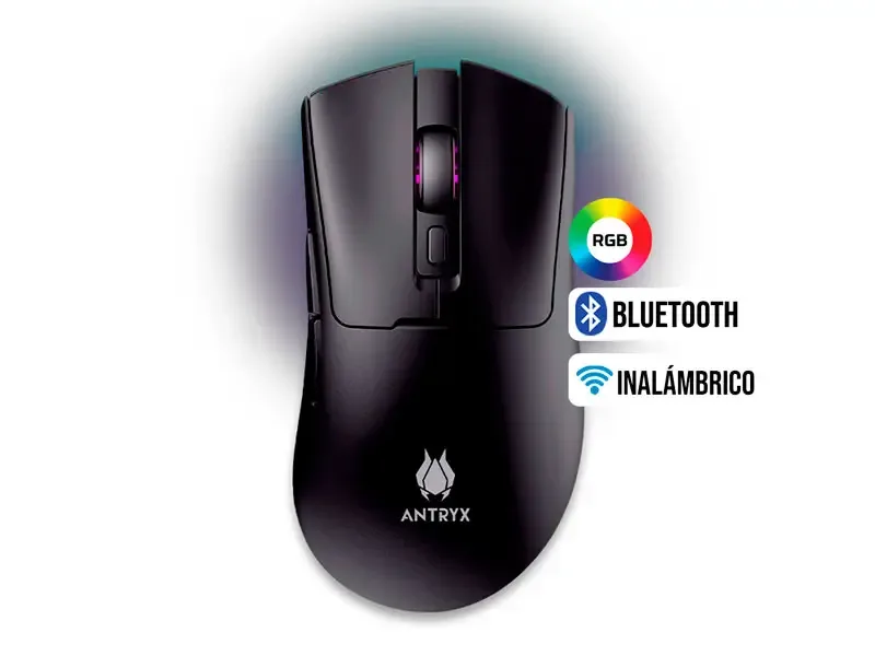 Mouse Gaming Antryx Scorpio 350 Wireless 10000 DPI Black (AWGM-S350K)