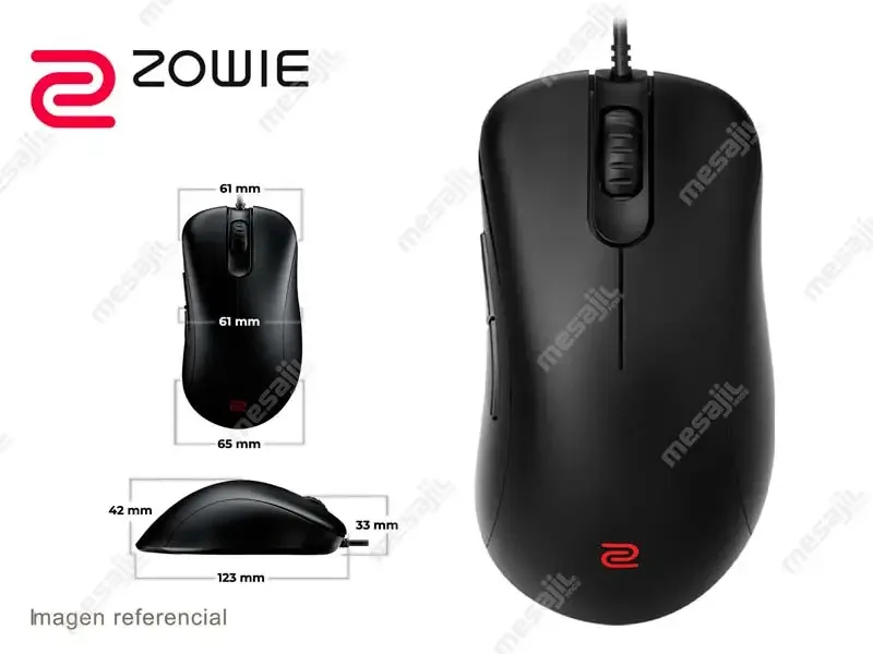 Mouse Gaming  BenQ Zowie EC2 Ergonomico Diestro Medium black