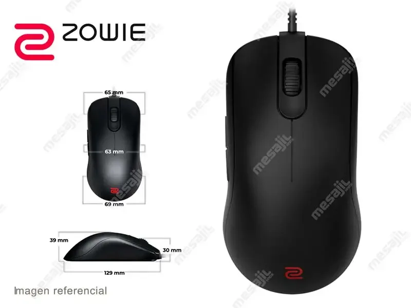 Mouse Gaming  BenQ Zowie FK1+-B Bajo Perfil, Ambidiestro Extra Large black