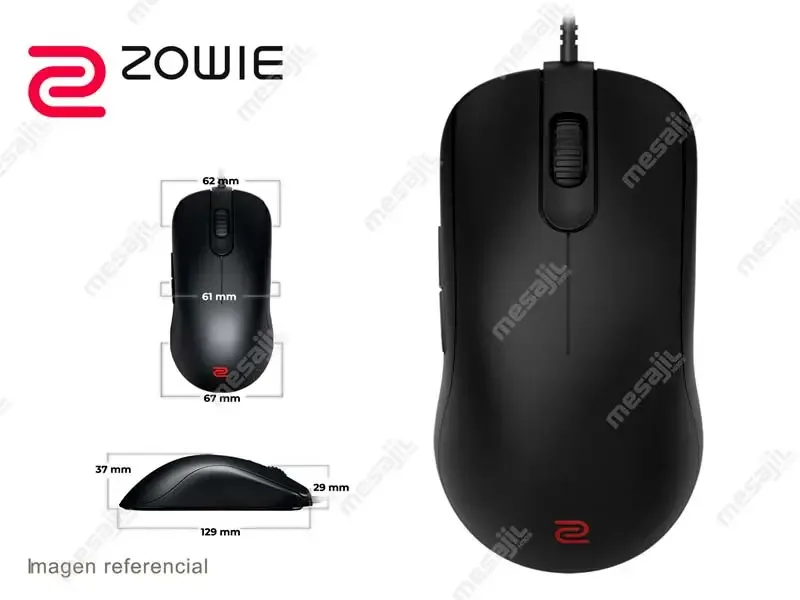 Mouse Gaming BenQ Zowie FK1-B Bajo Perfil, Ambidiestro Large black