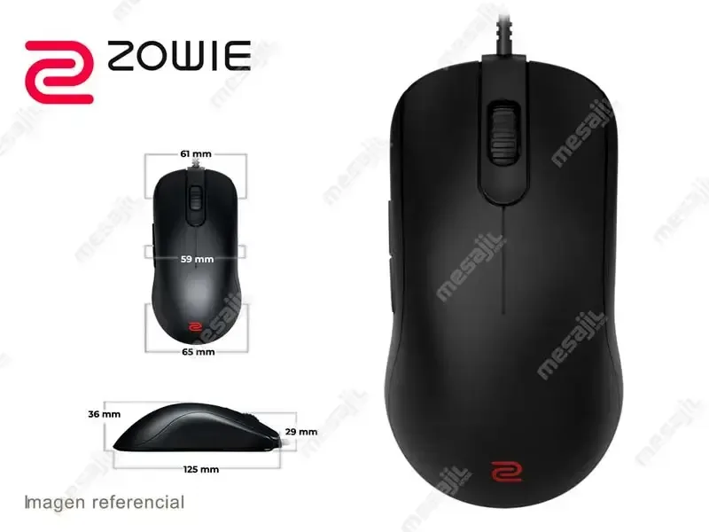 Mouse Gaming BenQ Zowie FK2-B Bajo Perfil, Ambidiestro Medium black