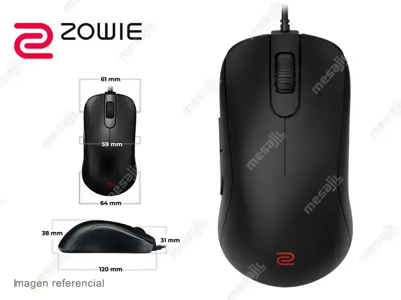Mouse Gaming BenQ Zowie S2 Simetrico Small black