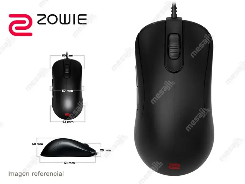 Mouse Gaming BenQ Zowie ZA13-B Alto Perfil, Ambidiestro Small black
