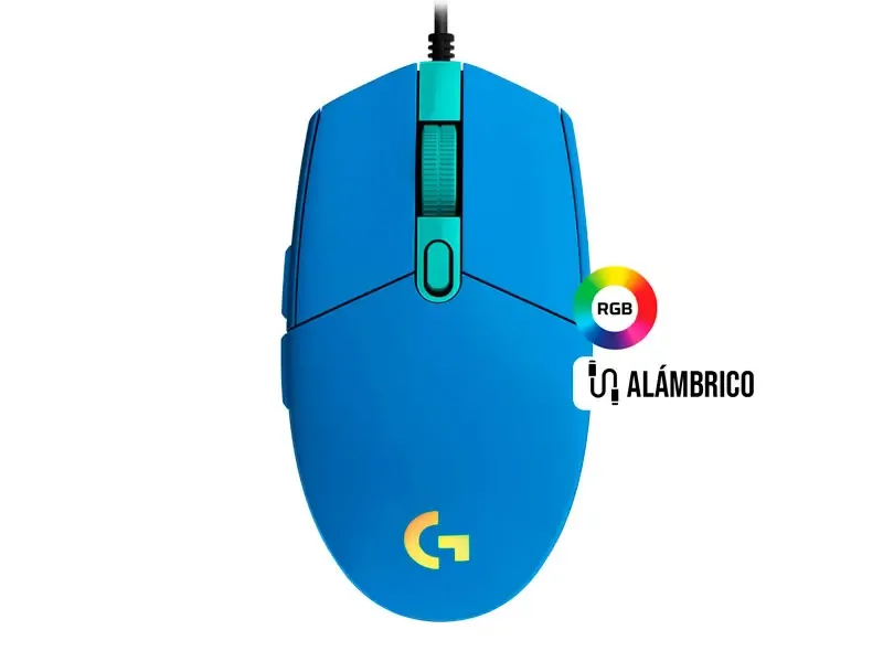 Mouse Gaming Logitech G G203 Lightsync Blue