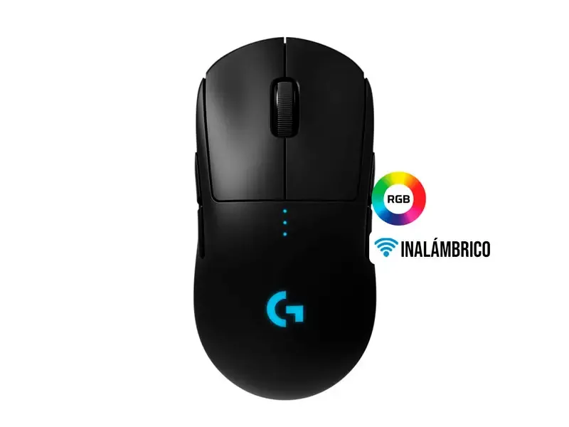 Mouse Gaming Logitech G PRO 2 Lightspeed wireless Hero 2 32k Lightforce RGB Black