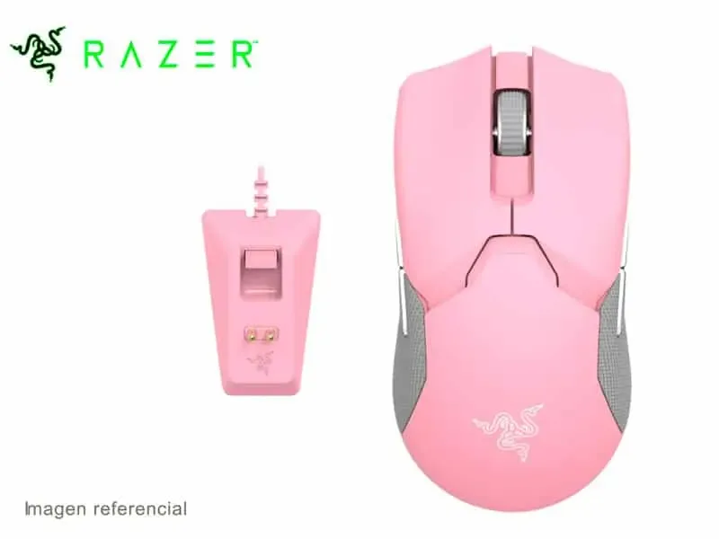 Mouse Gaming Razer Viper Ultimate Wireless HyperSpeed + Chroma W/Dock Quartz