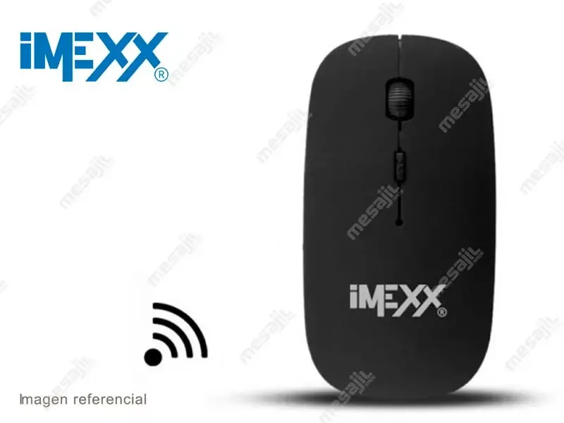 Mouse Imexx Ultra Slim  (IME-26302) Black Wireless (obsequio)
