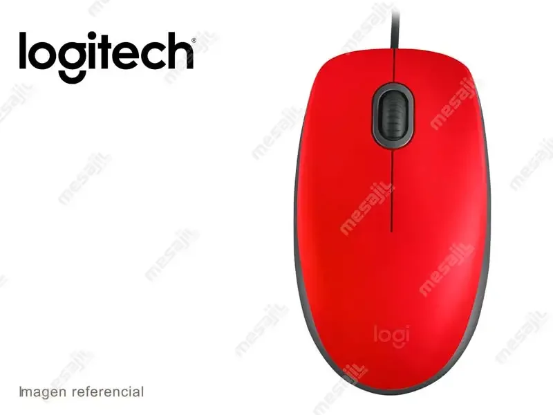 Mouse Logitech M110 Silent Red