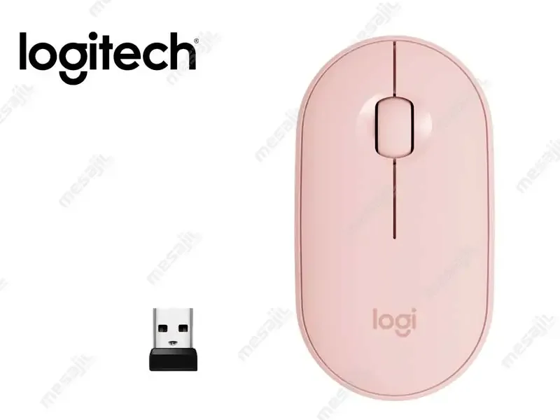 Mouse Logitech Pebble M350 Silent Wireless Bluetooth Rose