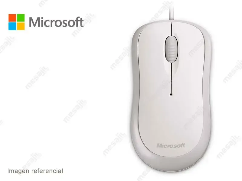 Mouse Microsoft Basic Optical Blanco USB