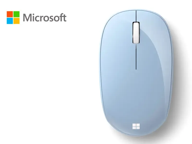 Mouse Microsoft Bluetooth Souris Pastel Blue