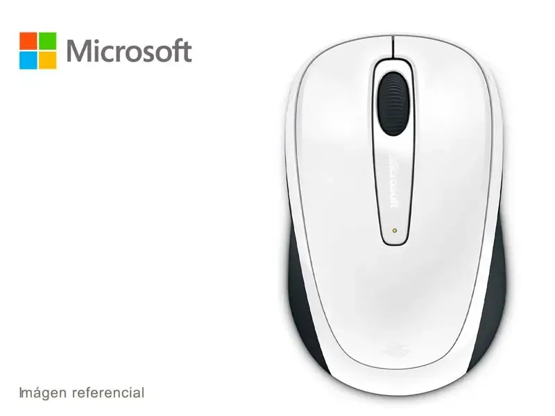 Mouse Microsoft Mobile 3500 Wireless White Gloss